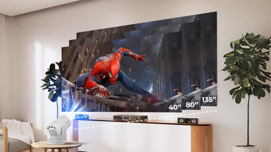 Enjoy cinema-quality projection even in small spaces with Vision Beam™