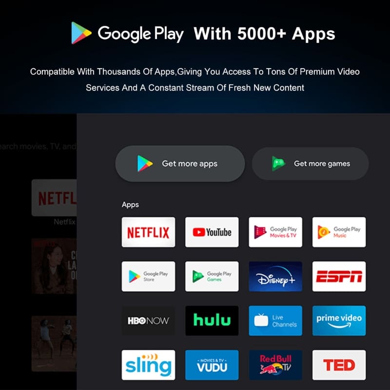 Vision Beam™ 4K TV Stick Pro - Google TV